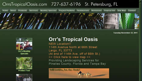 Go to Orr's Tropical Oasis